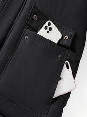 Men’s Heavy-Duty Winter Jacket with Detachable Hood by Snagg A Jacket
