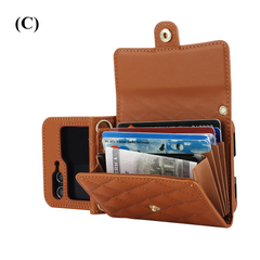 Crossbody Leather Wallet Case – for Samsung Galaxy Z Flip Series