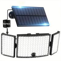 2 Pack 234 LED Outdoor Motion Sensor Solar Wall Lights by Snagg An Outdoor Light