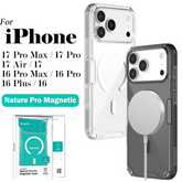Transparent TPU Frame Pro Magnetic Case – iPhone 16 & 17 Series