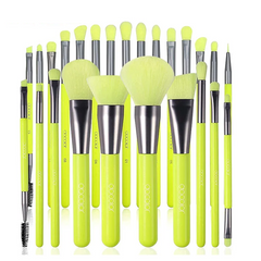 Professional Neon Green Master Series – High-Visibility Precision Makeup Brush Collection