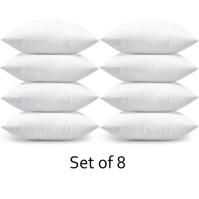 8pcs Classic Decorative Pillow Inserts by Snagg A Cushion