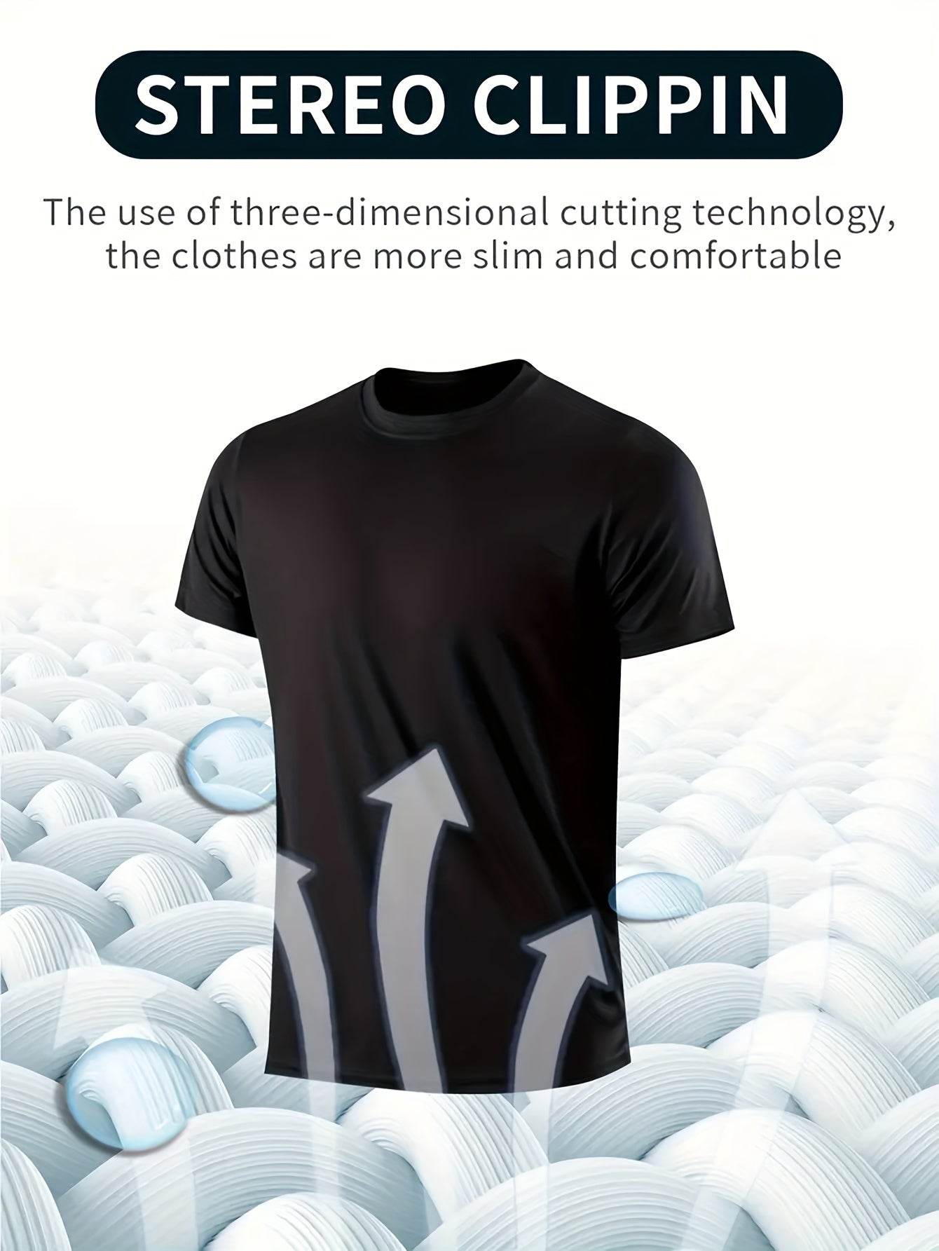 12pcs Men’s Quick-Dry Training T-Shirts - SnaggIt