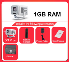 1080P HD Smart Projector – Native Full HD with 4K Support by Snagg A Projector