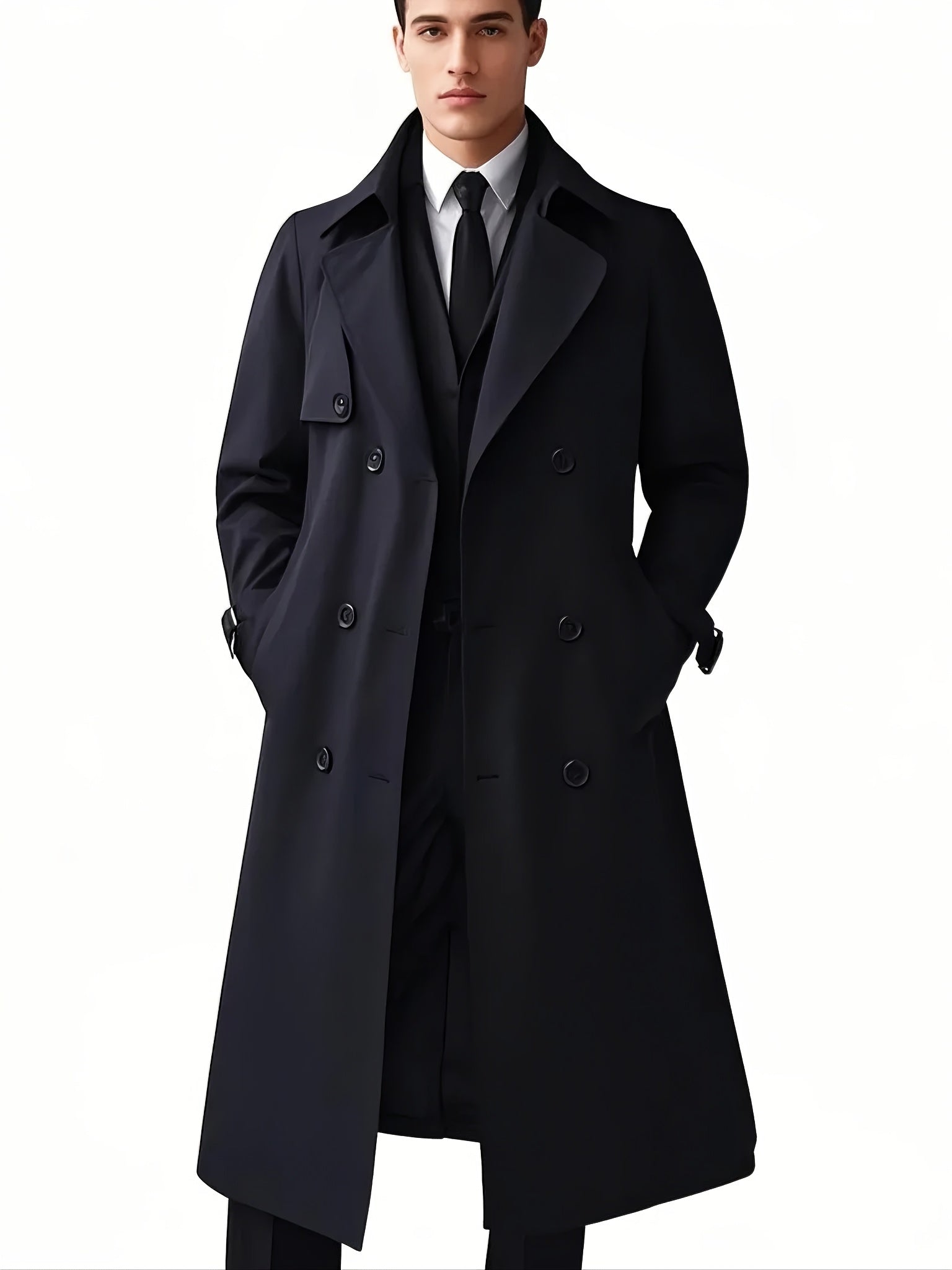 Mid-Length Trench Coat by Snagg A Coat