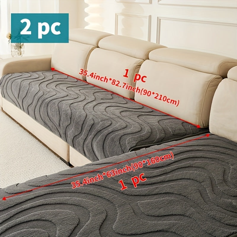 2pcs Bohemian Modern Wave Sofa Cushion Cover Set by Snagg A Sofa Cover