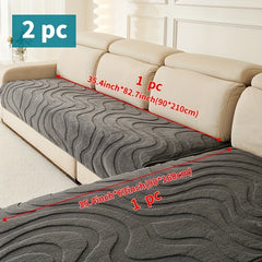 2pcs Bohemian Modern Wave Sofa Cushion Cover Set by Snagg A Sofa Cover