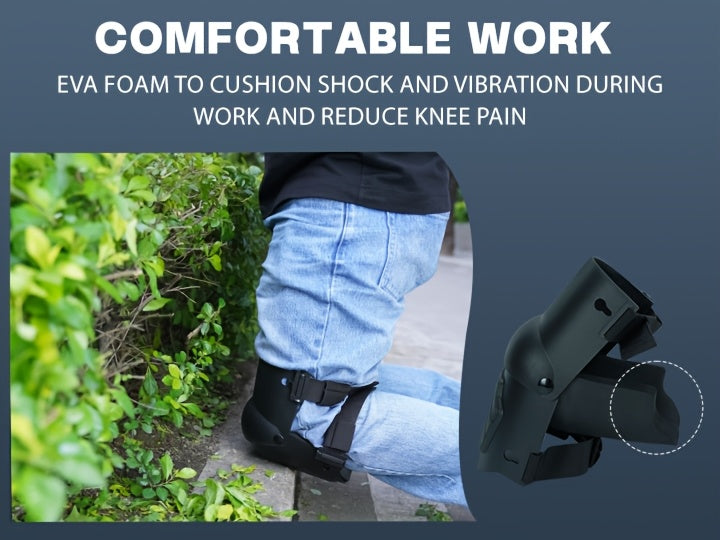 Anti slip Strong Double Strap Heavy Duty Knee Pads by Snagg A Knee Pads