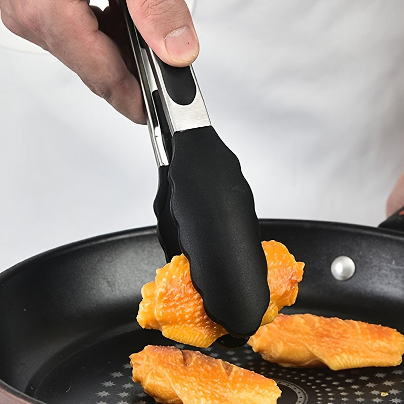 8pcs 9 Inch Stainless Steel Kitchen Tongs by Snagg A Tong