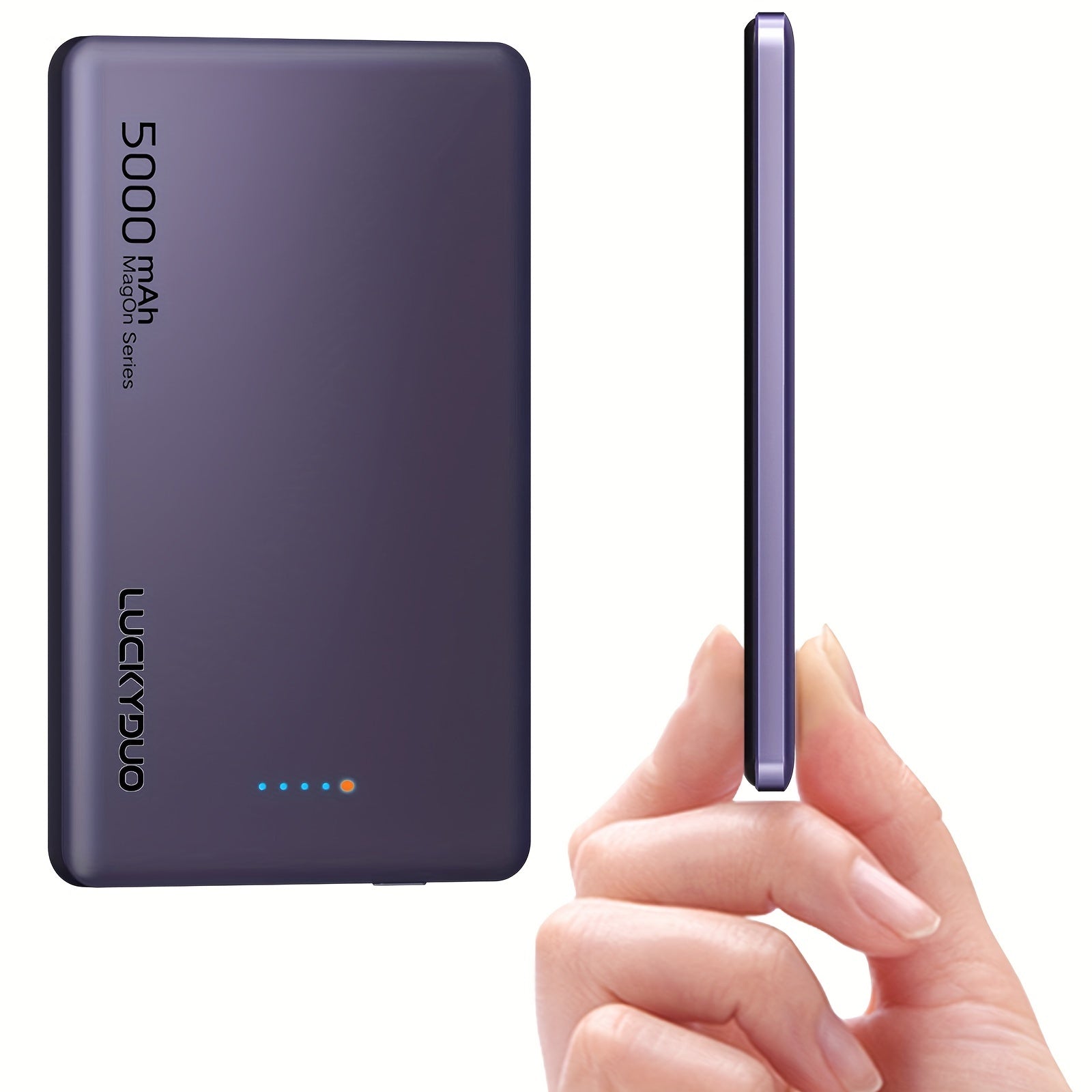 10000mAh Wireless Magnetic Power Bank Battery Pack, by Snagg A Power Bank