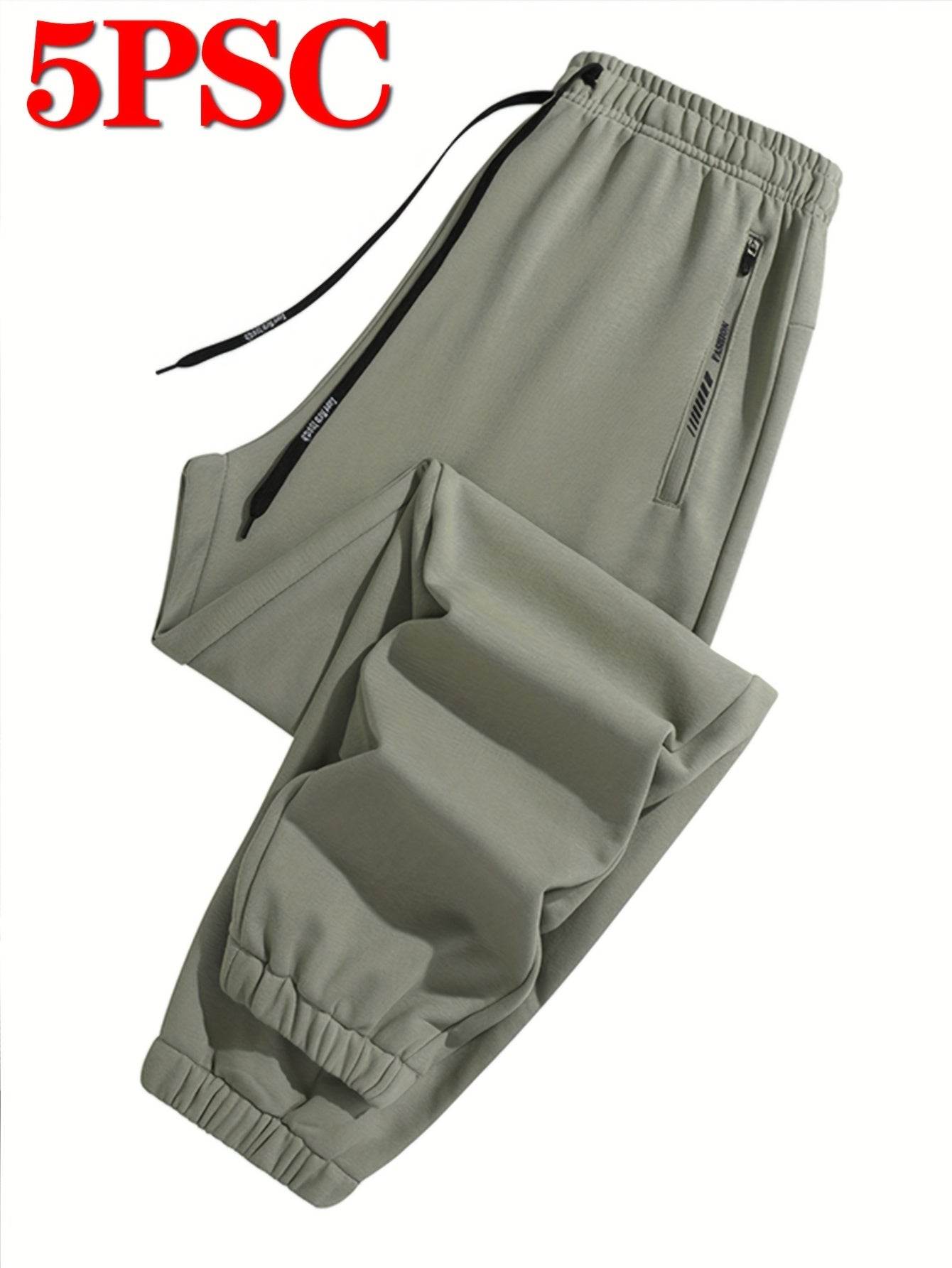 5pcs Men’s Casual Sports Joggers - SnaggIt