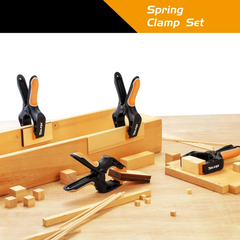 7" Heavy Duty Spring Clamps – 2/4PCS Nylon Woodworking, Gluing & Clamping Set
