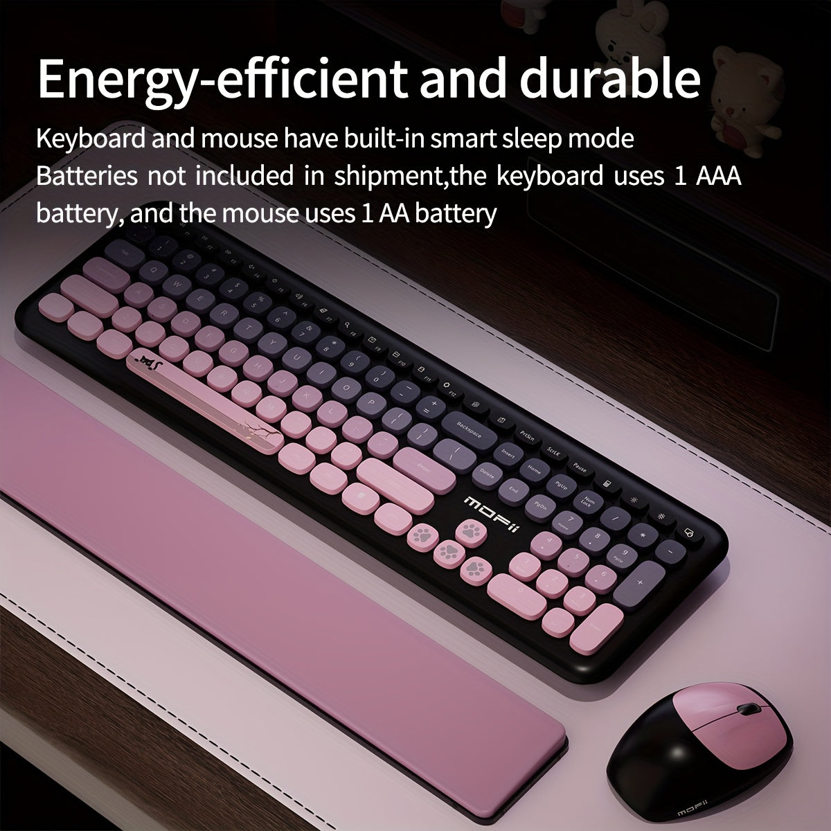 2.4G Wireless Keyboard & Mouse Set Quick USB Connection for Office, Gaming & Everyday Use by Snagg A Keyboard