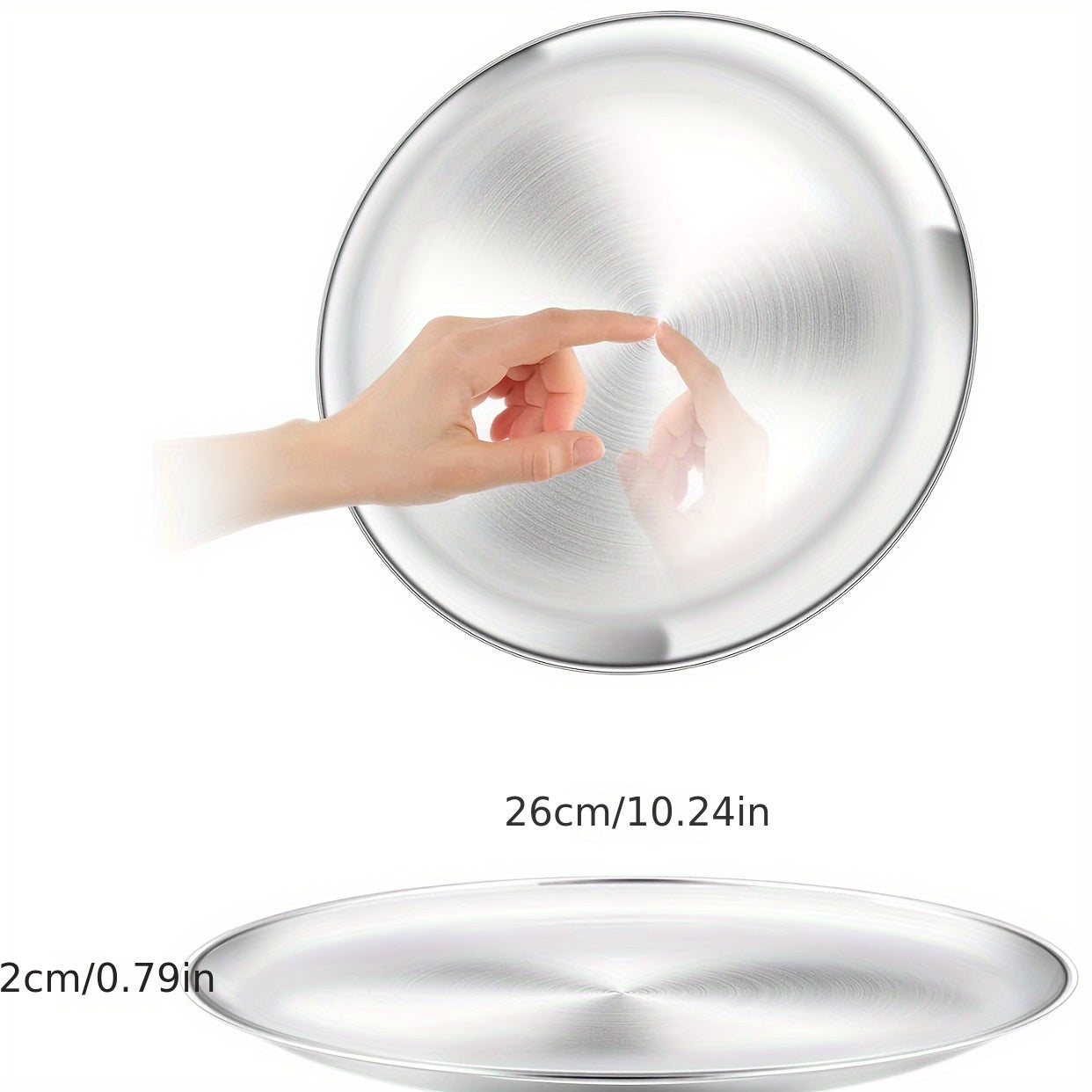 Stainless Steel Pizza Trays 8 Pack Oven Safe Home Kitchen by Snagg A Plate