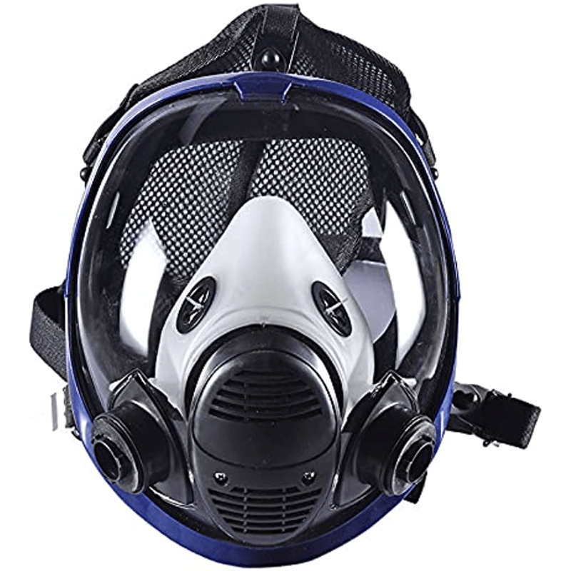 Full Face Respirator Mask with Dual Activated Carbon Filters by Snagg A Face Mask