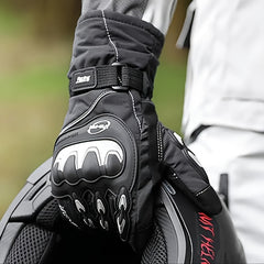 Touchscreen Riding Gloves with Reinforced Palm & Adjustable Strap by Snagg A Motorcycle Gloves