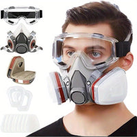 2 Pcs Reusable Half Face Respirator Mask 6200 Set by Snagg A Face Mask