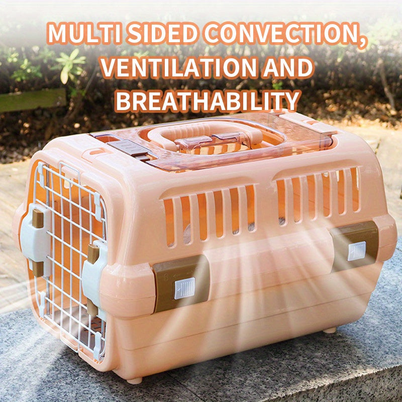 Pet Portable Hard-Shell Travel Carrier by Snagg A Pet Air Carrier