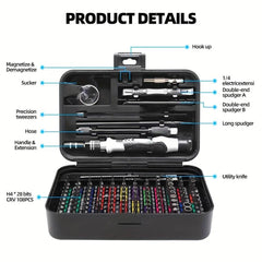 132-in-1 Precision Magnetic Screwdriver Set - SnaggIt