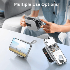 10000mAh Wireless Power Bank With Built In Cable by Snagg A Power Bank