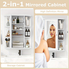 Wall Mounted Bathroom Mirror Cabinet by Snagg A Cabinet