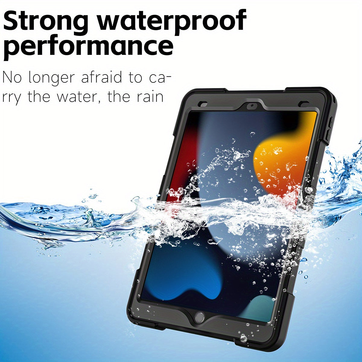 Heavy Duty Shockproof Waterproof Case For iPad 9th 8th 7th Generation 10.2" by Snagg An iPad Case