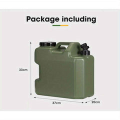 Portable Outdoor Water Barrel for Camping, Hiking, Off Grid & Emergency Use