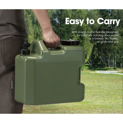 Portable Outdoor Water Barrel for Camping, Hiking, Off Grid & Emergency Use