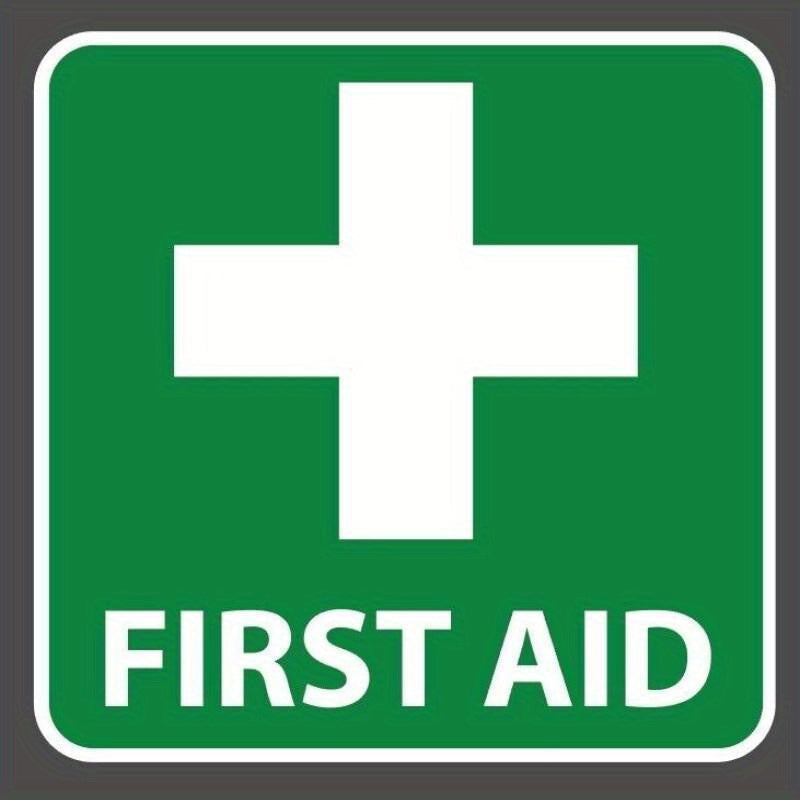 110pcs Safety Sign Sticker Set by Snagg A Label