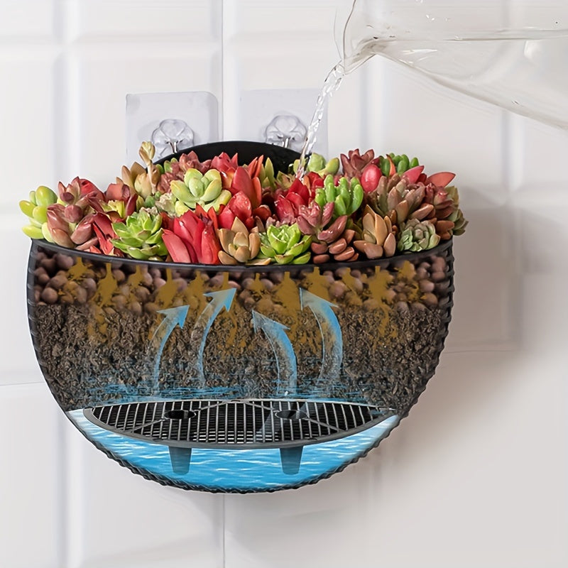 Plastic Wall Hanging Planter by Snagg A Pot