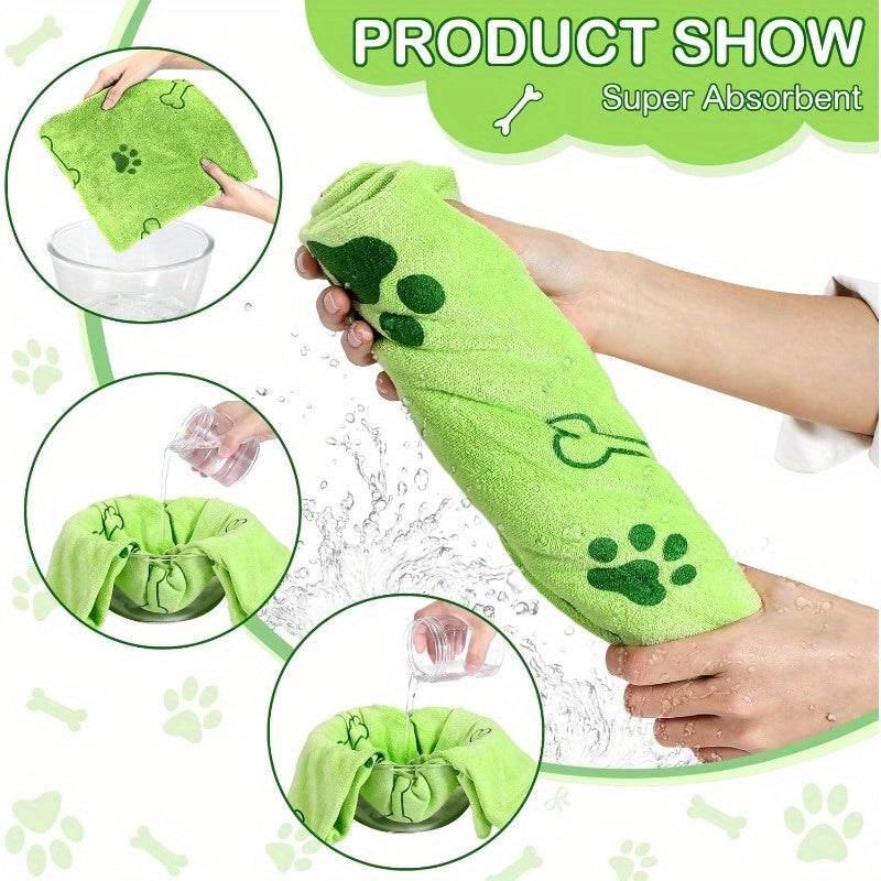 8-Pack Soft Absorbent Pet Towels - SnaggIt