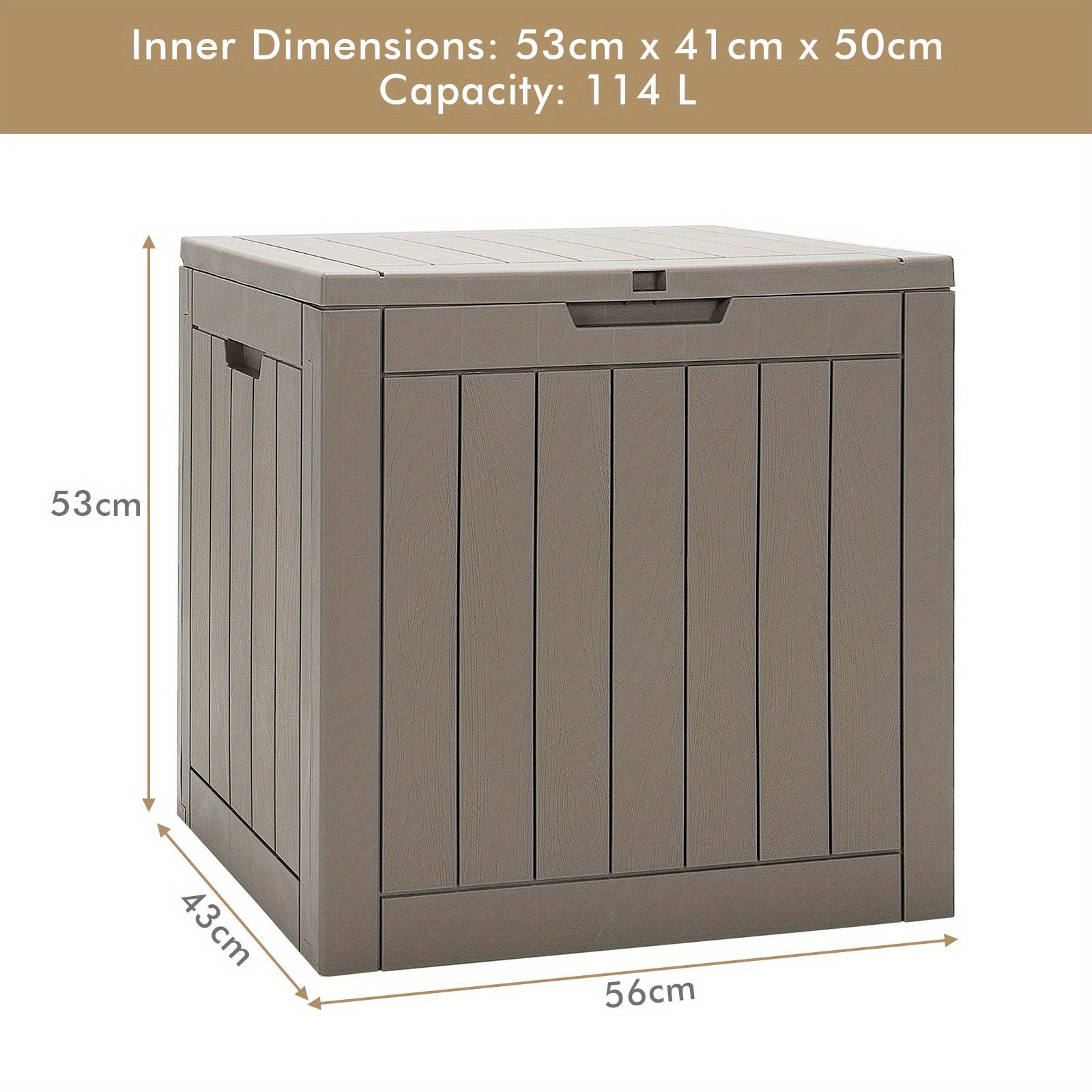 Large Outdoor Storage Box by Snagg A Box