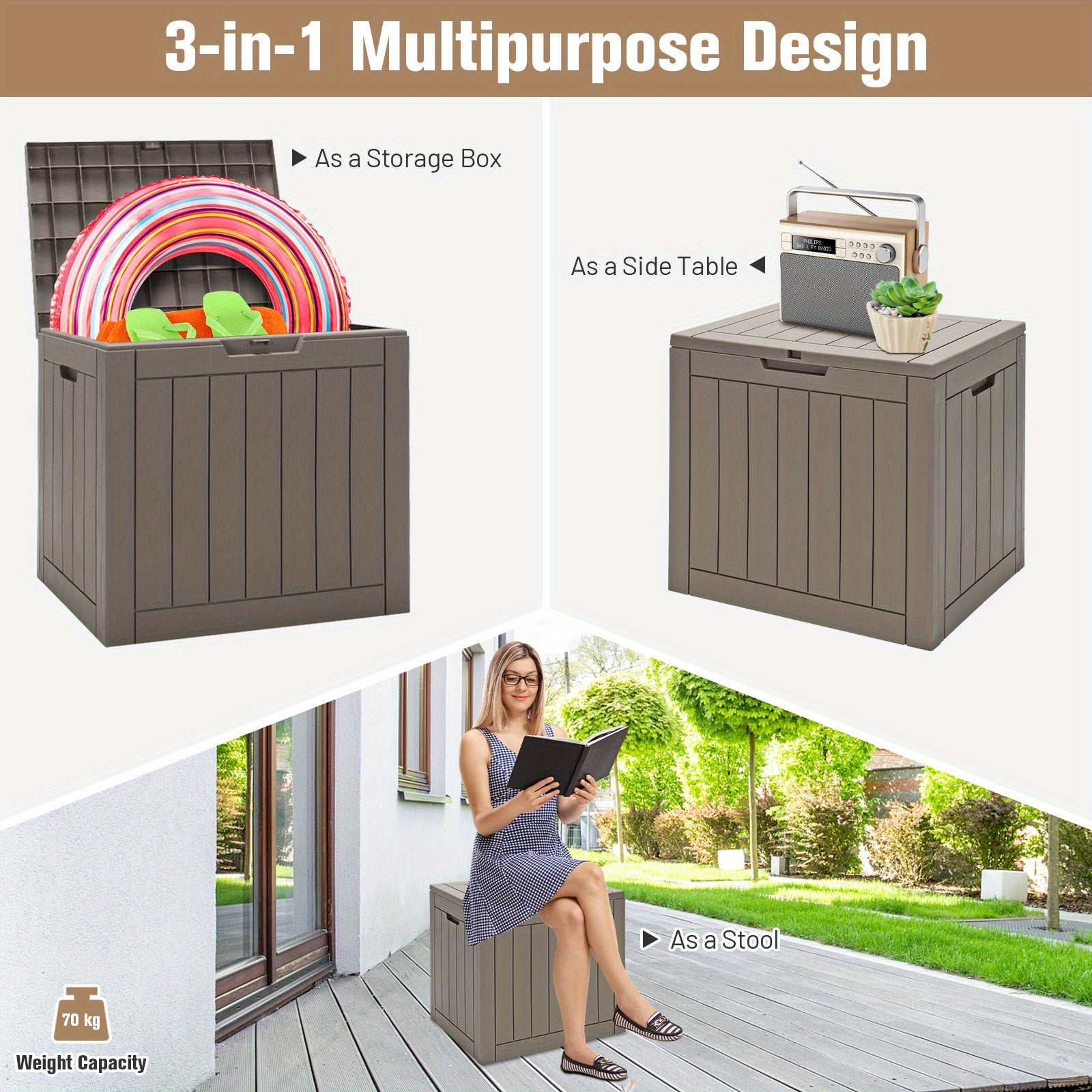 Large Outdoor Storage Box by Snagg A Box