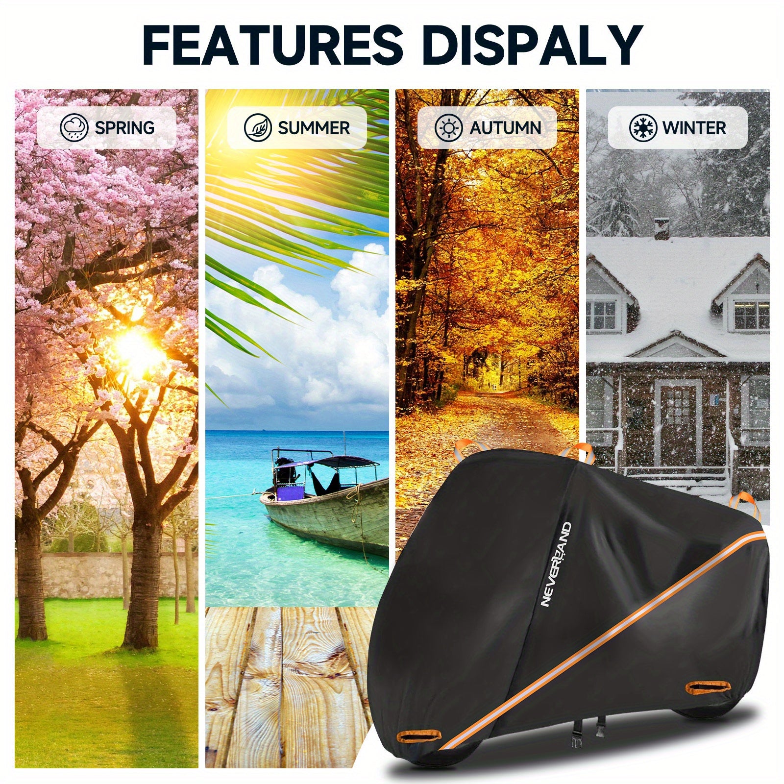 XXXL Heavy Duty Motorcycle Cover by Snagg A Motorcycle Cover