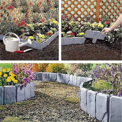 80pcs Plastic Garden Border Fence by Snagg A Border Fence