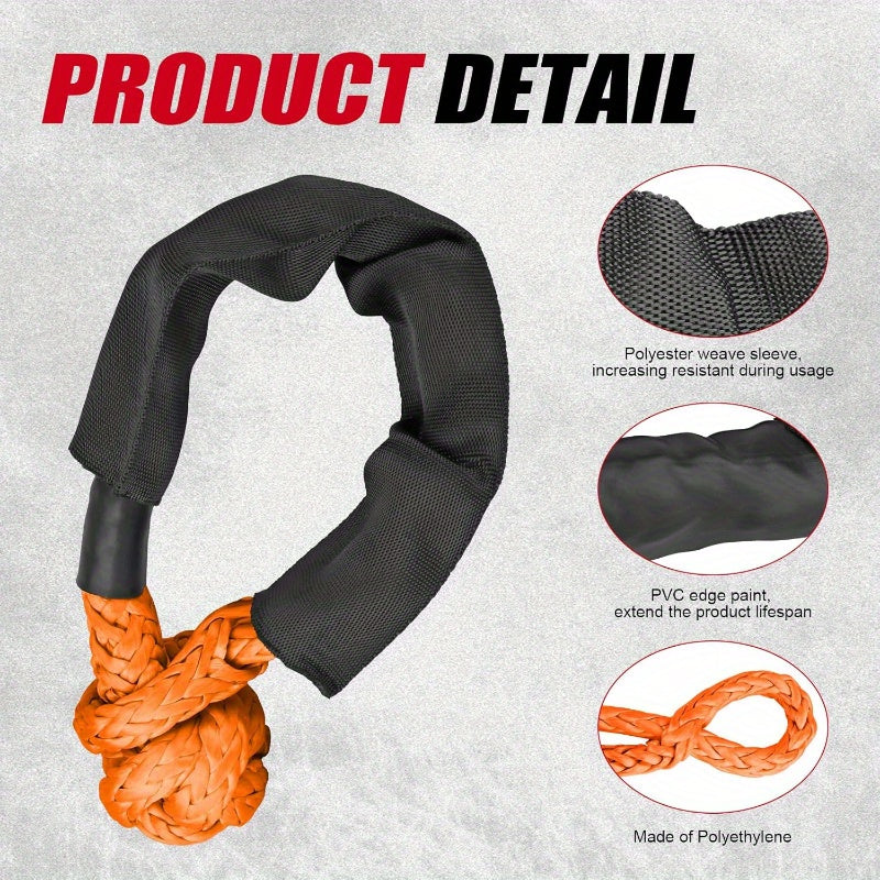 2pcs Soft Shackle Recovery Kit by Snagg A Soft Shackle