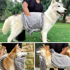 4 Pcs Absorbent Pet Bath Towel - SnaggIt