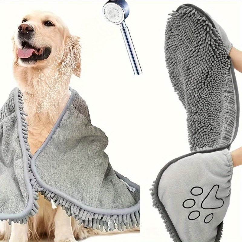 4 Pcs Absorbent Pet Bath Towel - SnaggIt