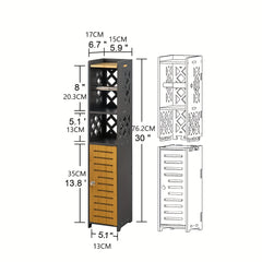 Bathroom Tissue Cabinet with Roll Holder by Snagg A Cabinet