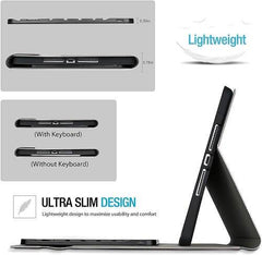 Protective Case for Apple iPad Pro 13 Inch 2024 (M4, 7th Gen),with Pen Holder Wireless Bluetooth Detachable Keyboard by Snagg A Wireless Keyboard