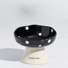 Elevated Ceramic Cat Bowl by Snagg A Feeder