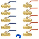 1/2" Push Fit Full Port Ball Valve by Snagg A Valve