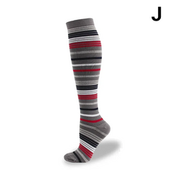 Unisex Compression Socks 20–30 mmHg Graduated Support for Nurses, Runners & Travel