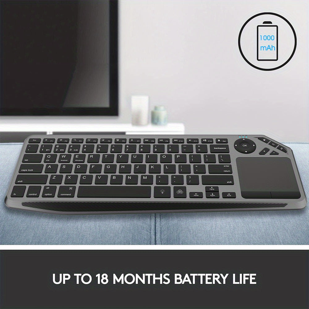 7 Color Backlit Wireless Keyboard for Android, Windows, PC & TV Box by Snagg A Keyboard