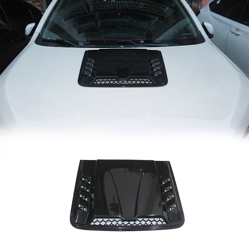 Universal ABS Polished Finish Engine Cooling Air Inlet Hood Vents by Snagg A Hood Vent