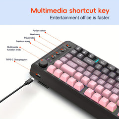 81 Key Wireless Keyboard Type-C Charging & Rechargeable Battery for PC & Mac by Snagg A Keyboard