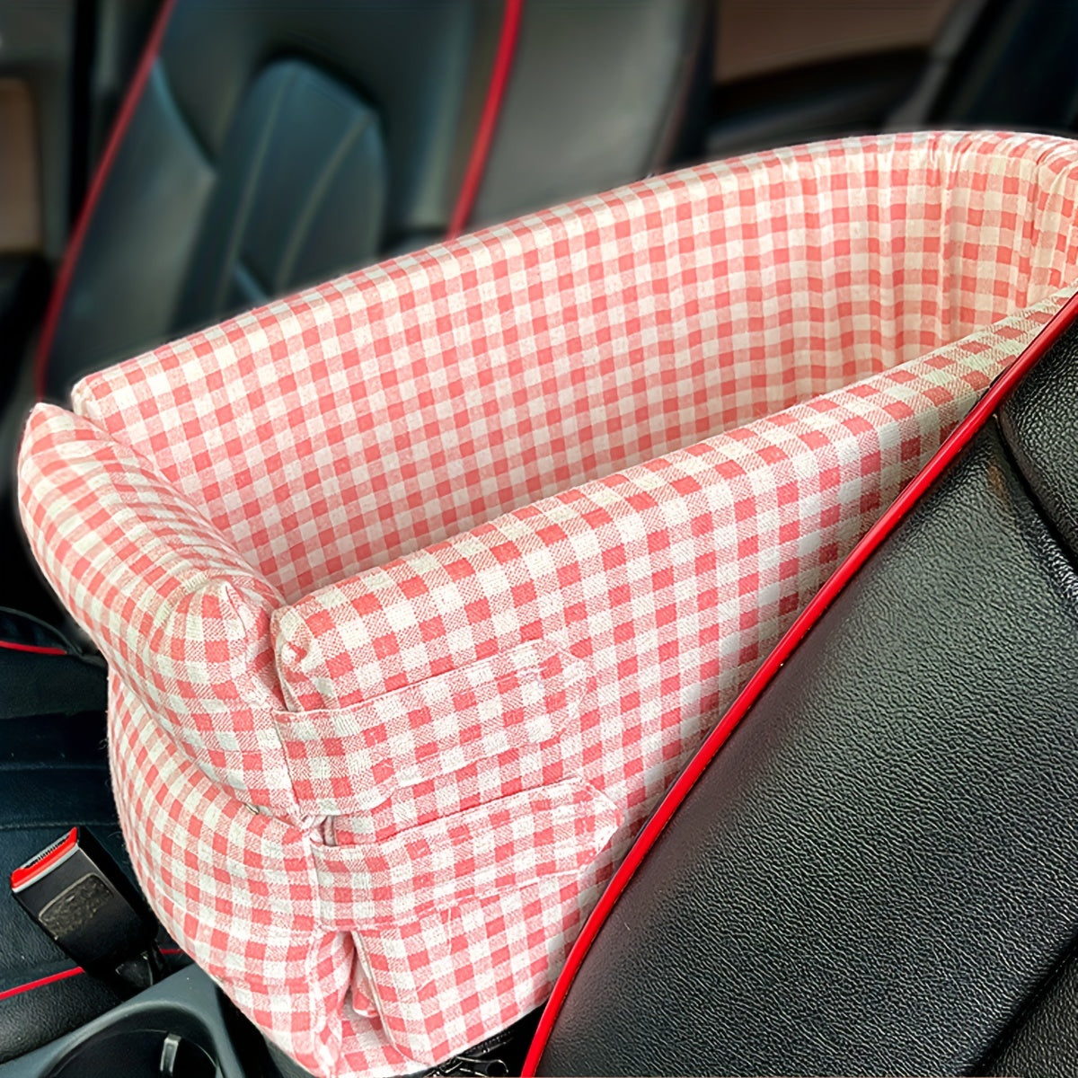Pet Car Seat – Portable Safety Seat Pad for Small Dogs & Cats by Snagg A Dog Car Seat