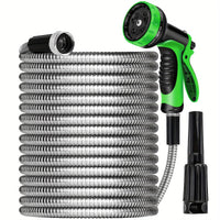 Garden Hose with 10 Function Spray Gun by Snagg A Garden Hose