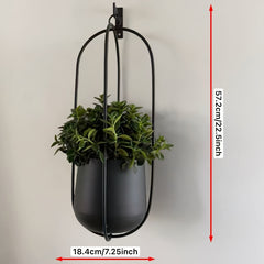Classic Iron Wall Hanging Planter by Snagg A Wall Planter