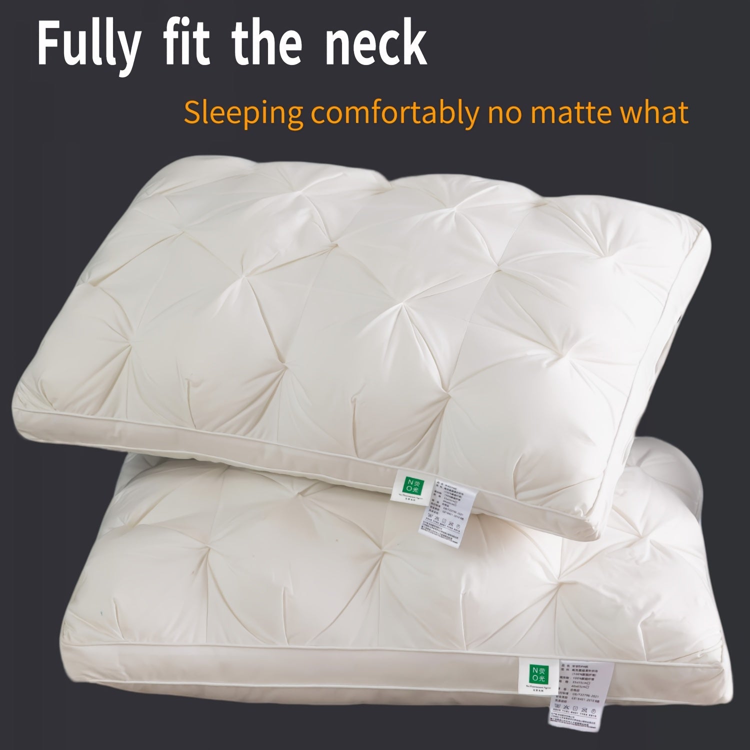 Hotel Collection Neck Support Pillows Set Of 2 by Snagg A Pillow